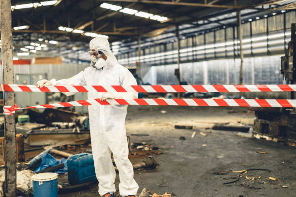 Professional Unattended Death Cleanup technician working in Levittown, PA